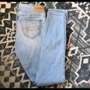 2 pairs of Abercrombie jeggings Girls size 14